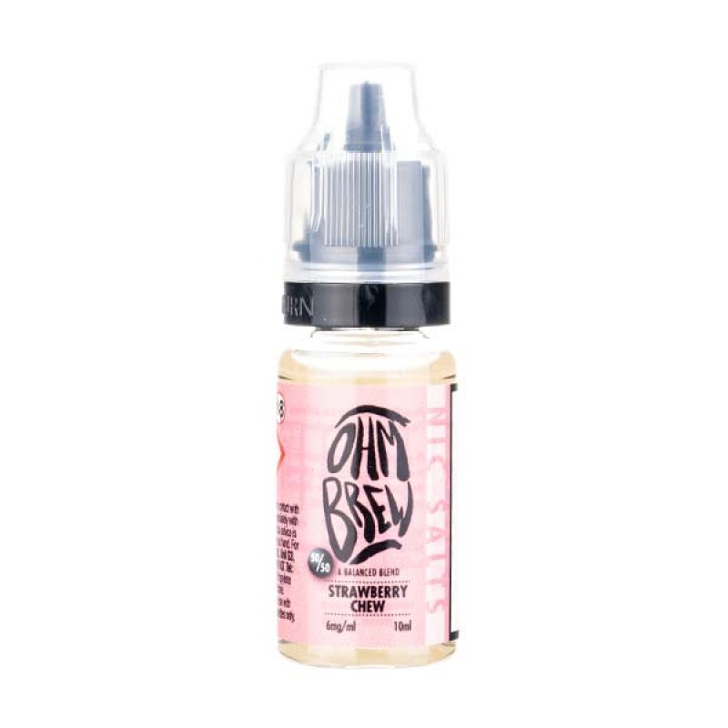 Strawberry Chew Nic Salt E-Liquid by Ohm Brew