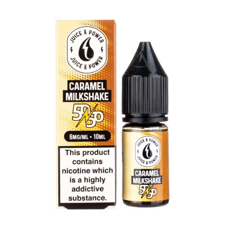 Caramel Milkshake 50/50 E-Liquid by Juice N Power