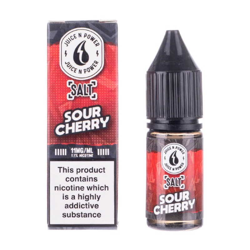 Sour Cherry Nic Salt E-Liquid by Juice N Power