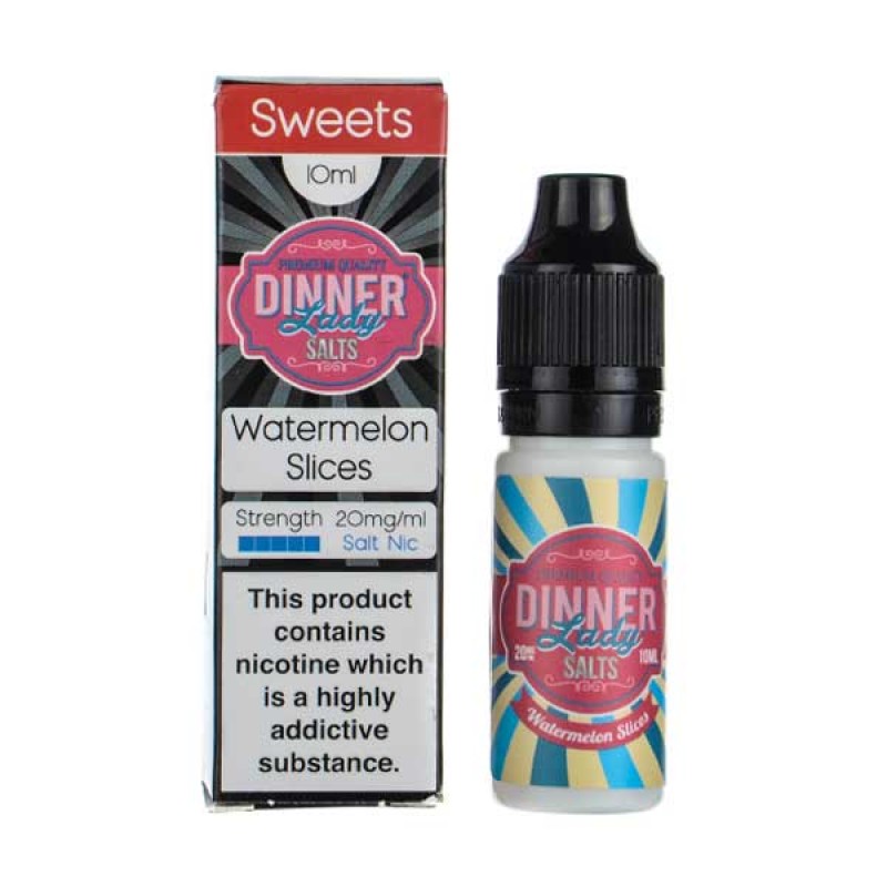 Watermelon Slices Nic Salt E-Liquid by Dinner Lady