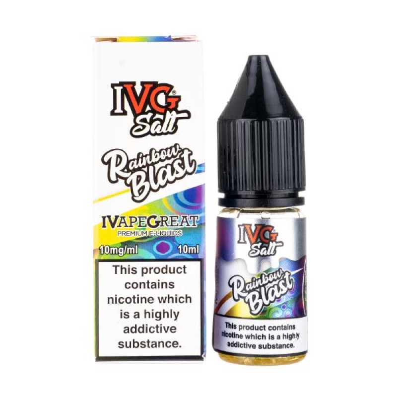 Rainbow Blast Nic Salt E-Liquid by IVG