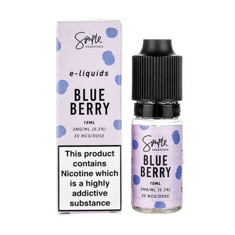 Blueberry E-Liquid by Simple Essentials