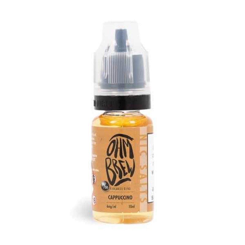 Cappuccino Nic Salt E-Liquid by Ohm Brew