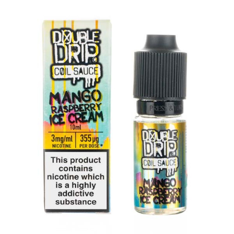 Mango Raspberry Ice Cream 80/20 E-Liquid by Double...